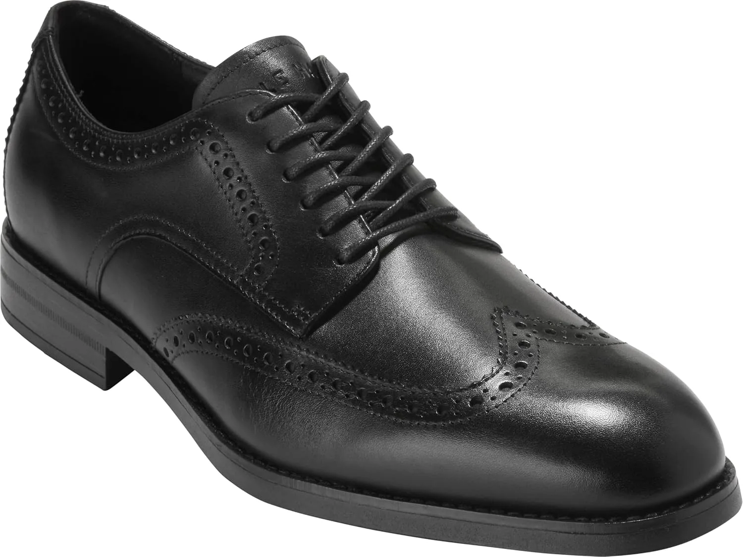 Мужские оксфорды Cole Haan Harmon Grand Wingtip, черный — фото 4