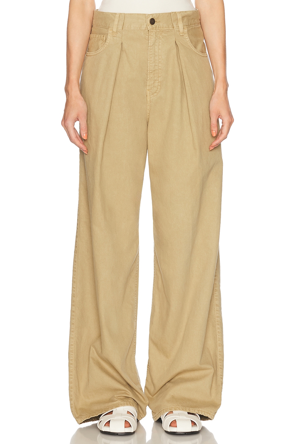 

Candy Twill Брюки Haikure, Taupe