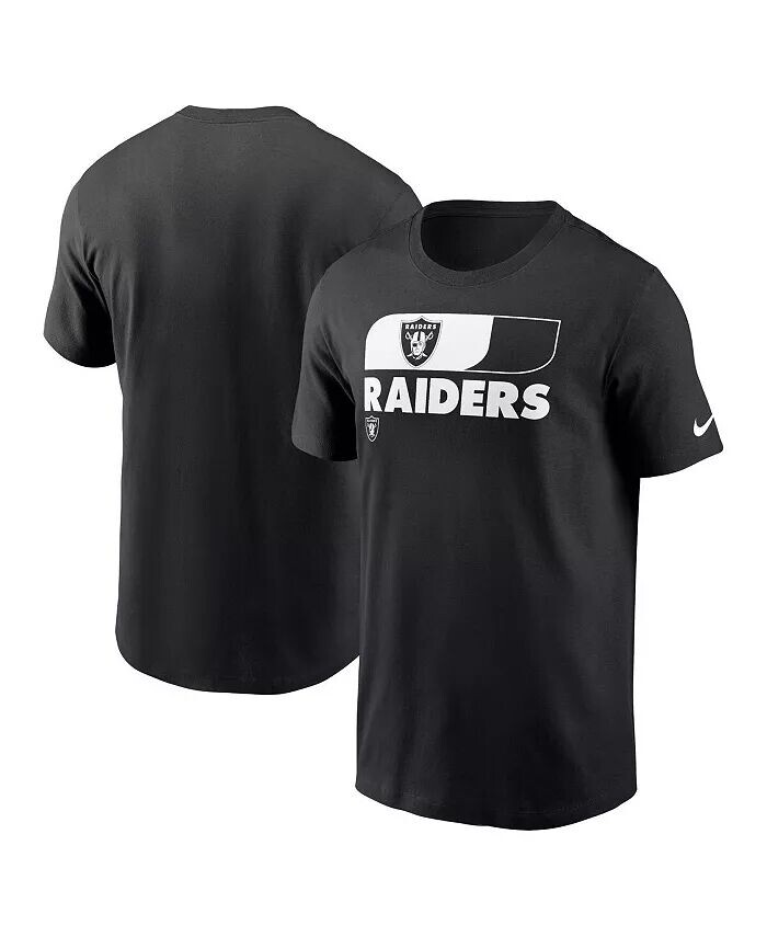 

Мужская черная футболка Las Vegas Raiders Air Essential Nike, черный