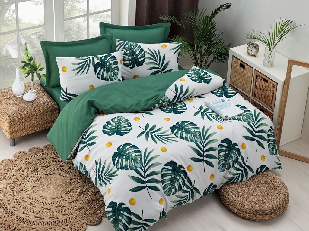 

L'Essentiel Linge de Maison, Monstera- ELR1936, зеленый, Пуховые одеяла, 65 % хлопок / 35 % полиэстер