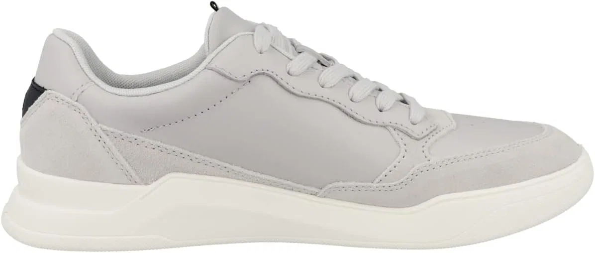 Мужские кожаные кроссовки Tommy Hilfiger Elevated Cupsole с высокой подошвой, Light Cast — фото 3