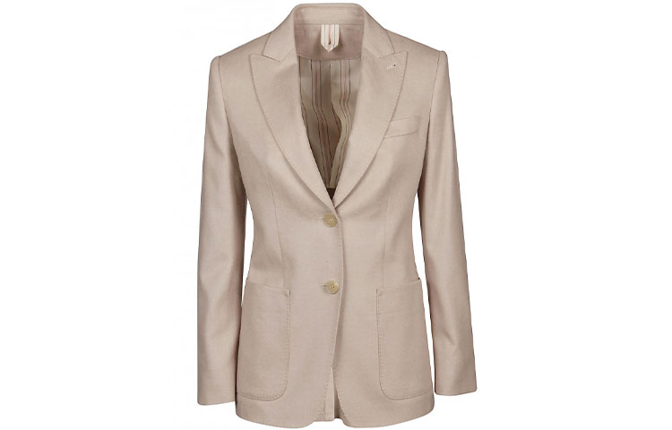 

MaxMara Женский пиджак для делового костюма бежево-розовый, Beige Pink