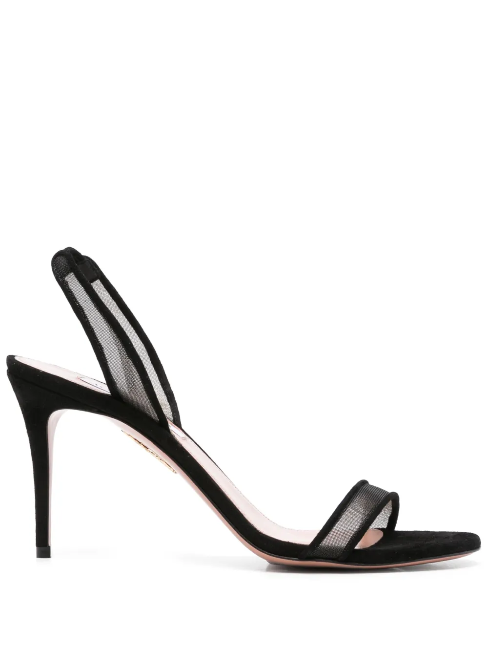 Босоножки So Nude 85 Aquazzura, черный