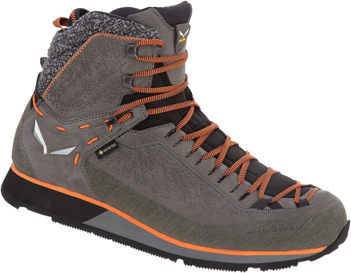 Мужские походные ботинки Salewa Mountain Trainer 2 Mid с водонепроницаемой мембраной Gore-Tex GTX, черный — фото 2