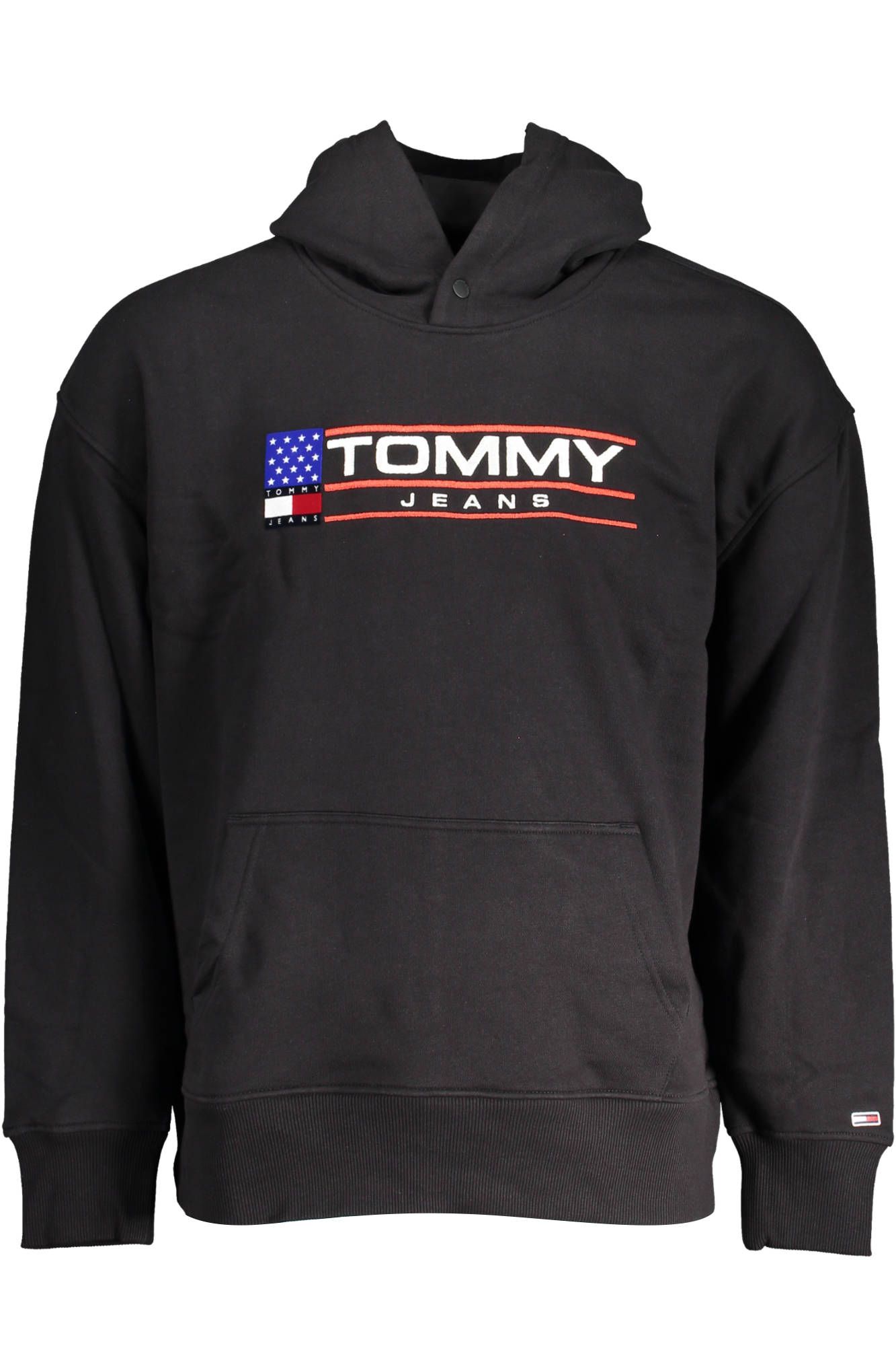 

Черный хлопковый мужской свитер Tommy Hilfiger