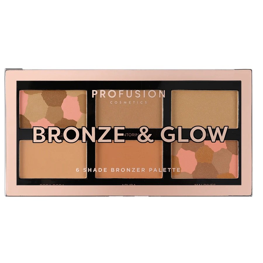 

Profusion, Bronze & Glow Palette, палетка для контуринга, 15,6 г