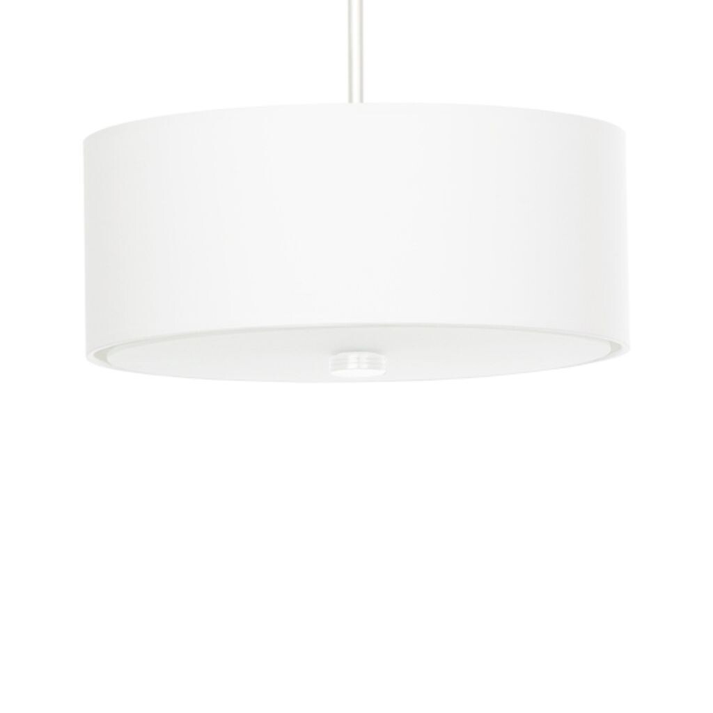 

Люстра SKALA 30 белая 3xE27 60Вт ткань, стекло, сталь 102x30x30см Sollux Lighting