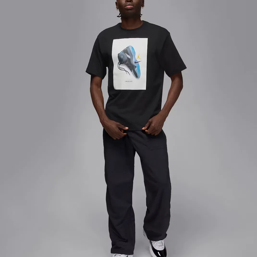 Футболка Brooklyn мужская Jordan, Black — фото 2