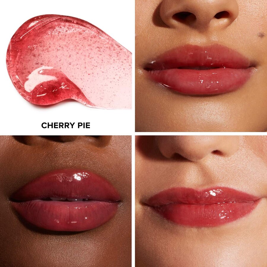 Нелипкий блеск для губ Kissing Jelly Too Faced, 0.15 oz /4 mL, Cherry Pie — фото 2