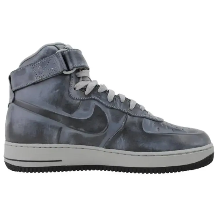 Кроссовки Nike Air Force 1 Skateboarding Shoes Unisex High-top Gray/Blue, серый/синий — фото 2