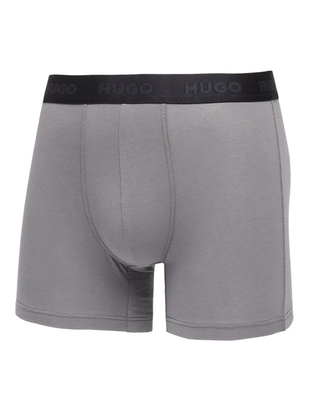 

Боксеры с логотипом на поясе (набор из трех штук) Hugo, серый