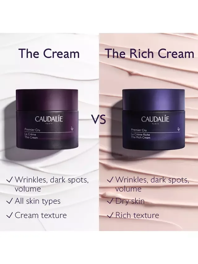 Увлажняющий крем Premier Cru Skin Barrier Rich с биокерамидами, многоразового использования, 50 мл Caudalie — фото 4