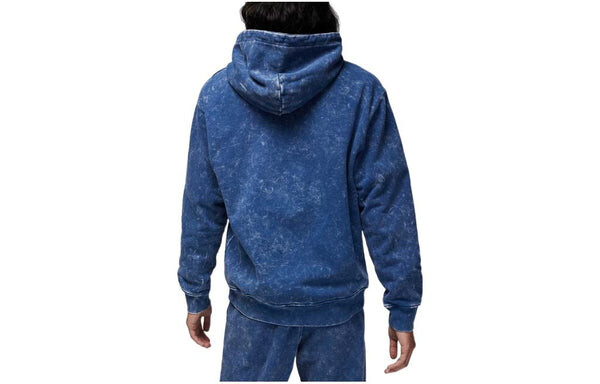 Толстовка Air Jordan Tie Dye Drawstring Hoodie Men's Blue, синий — фото 2