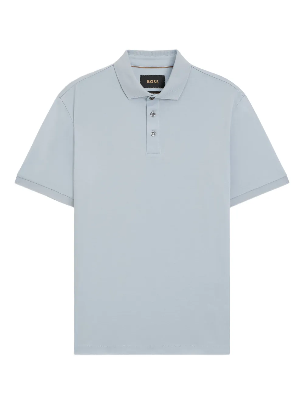 

Рубашка поло на пуговицах BOSS, синий