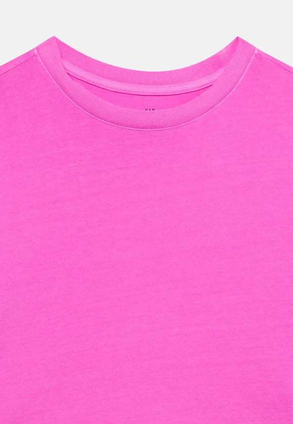 Футболка свободного кроя, базовая футболка Gap, Standout Pink — фото 4