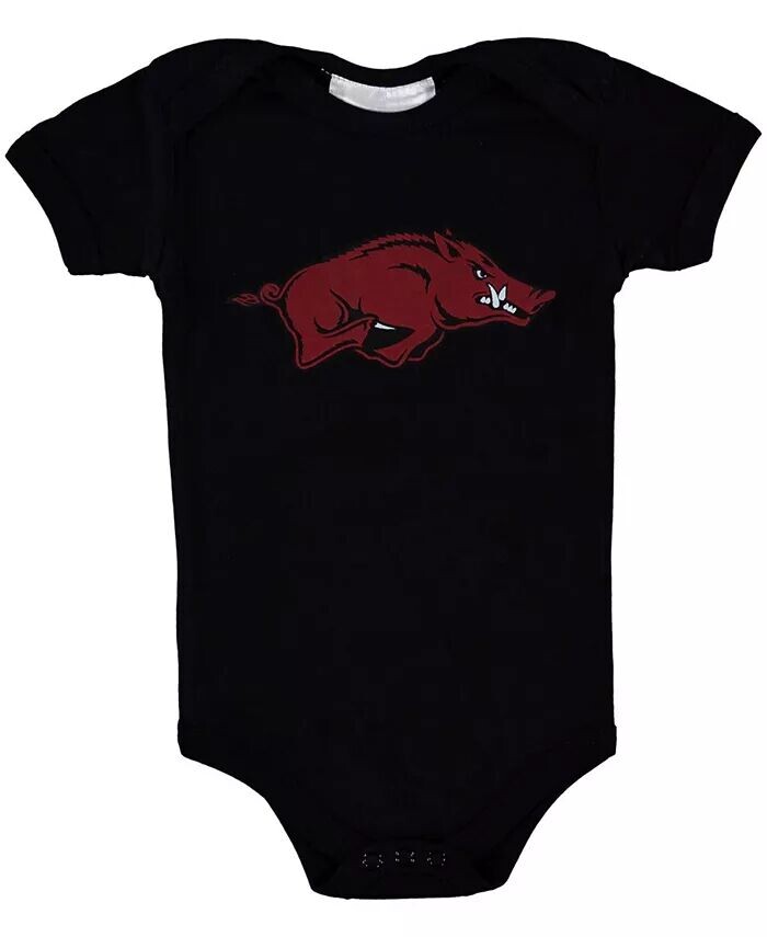 

Боди Arkansas Razorbacks Big Logo для мальчиков и девочек, черное Two Feet Ahead