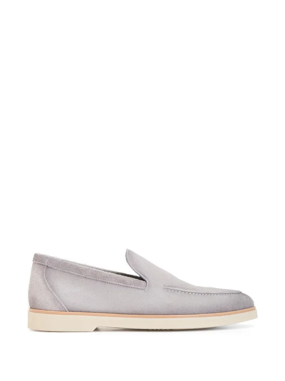 Замшевые лоферы Magnanni, серый