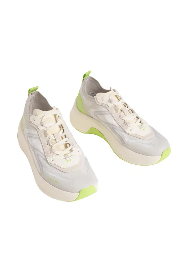 Кроссовки Calvin Klein Chunky run laceup stripe ny, белый маршмеллоу милки — фото 2