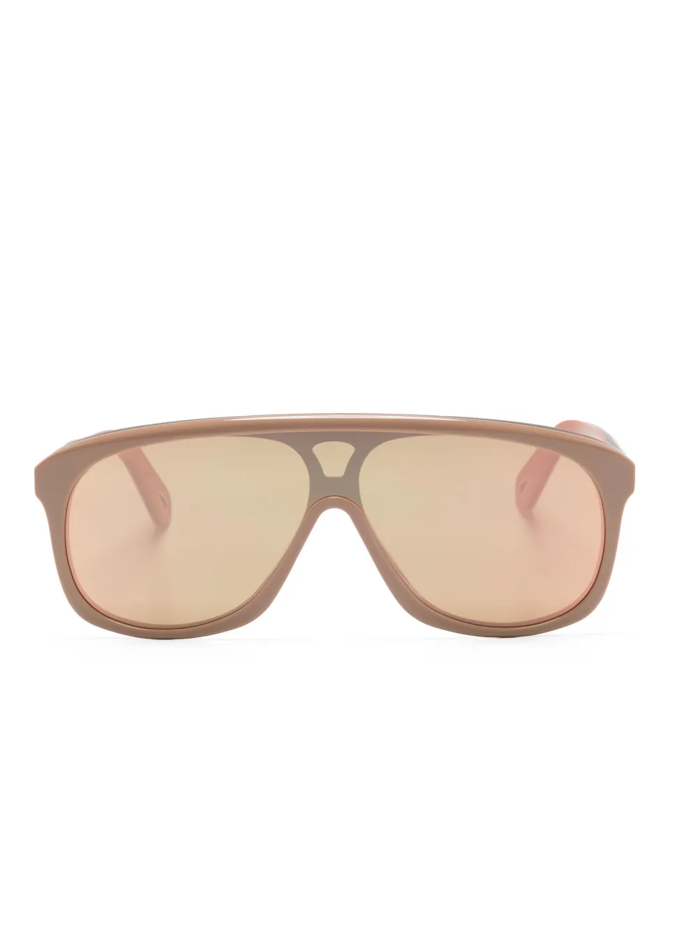 

Солнцезащитные очки-маска Jasper Chloé Eyewear, нейтральный