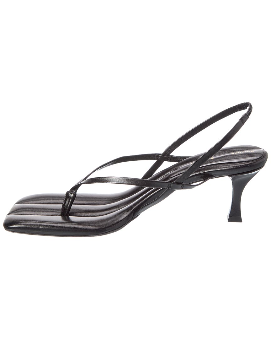 Proenza Schouler Leather Slingback Sandal, черный — фото 2