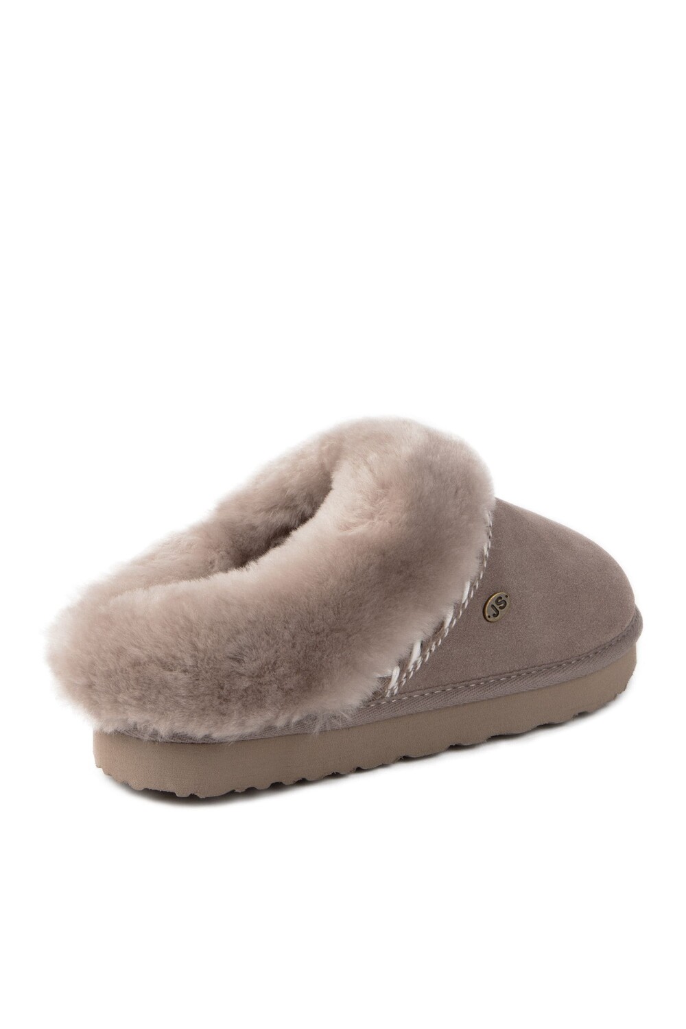 Женские тапочки Фиби Just Sheepskin, бежевый — фото 4