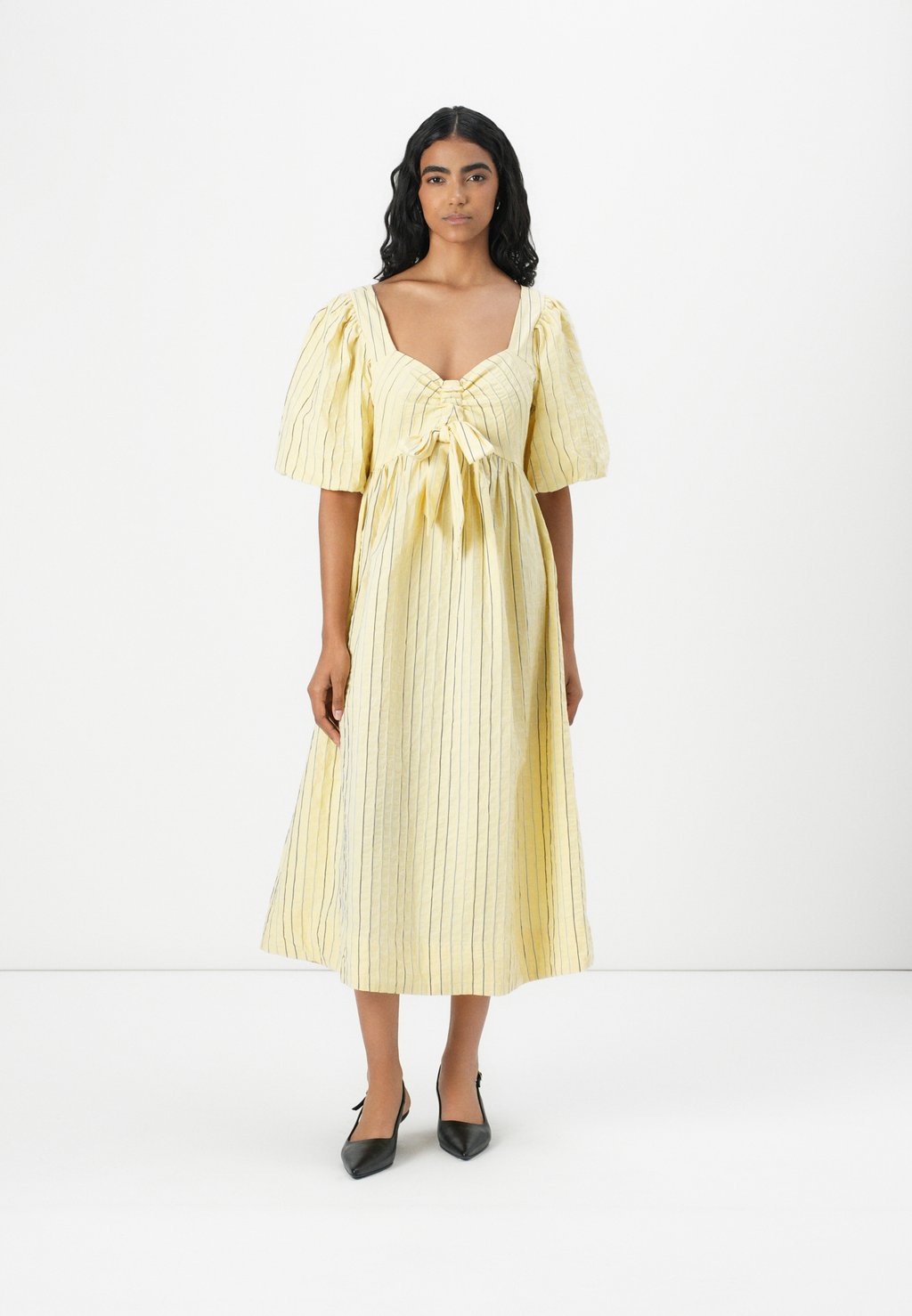 

Платье макси MELLOW DRESS YAS, светло-желтый