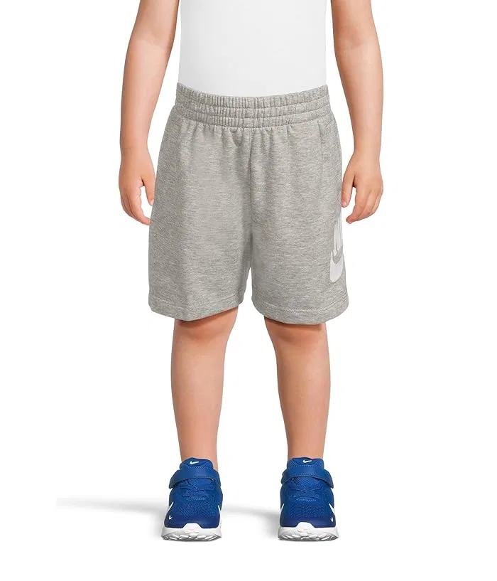 Шорты французского махрового трикотажа Nike Kids French Terry Shorts, Dark Grey Heather