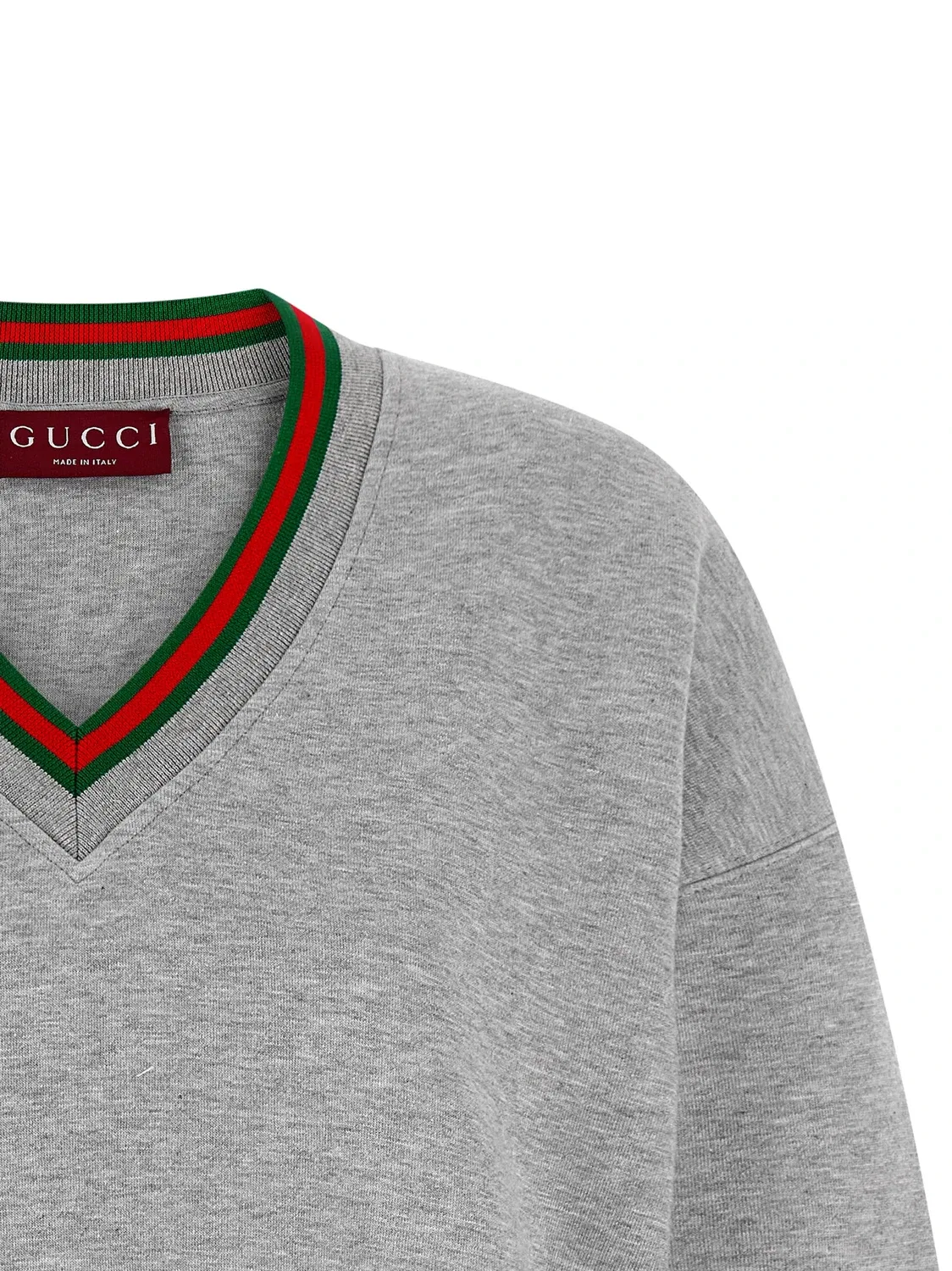 Свитшот 'Web' GUCCI, серый — фото 3