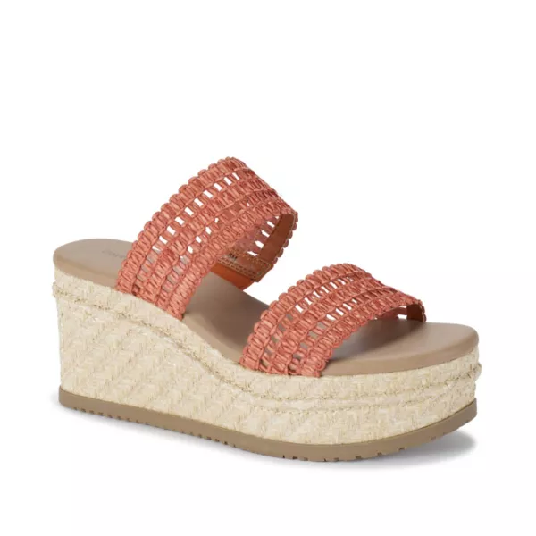 Женские босоножки Sophie на платформе Baretraps, цвет orange aid