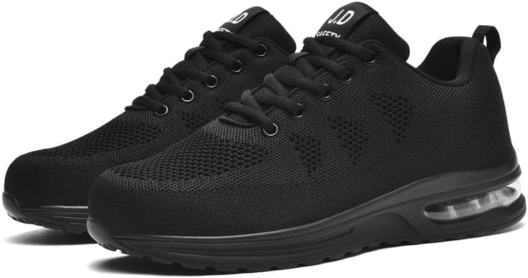 

Защитная рабочая обувь, кроссовки с защитой от ударов и проколов, дышащая сетка, стальной носок, доступны в черном/синем и черном/розовом цветах Generic