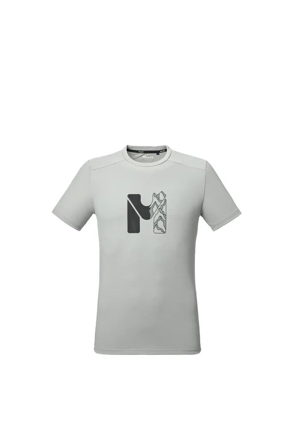 

Kamet map ts ss sports tshirt Millet, Gris