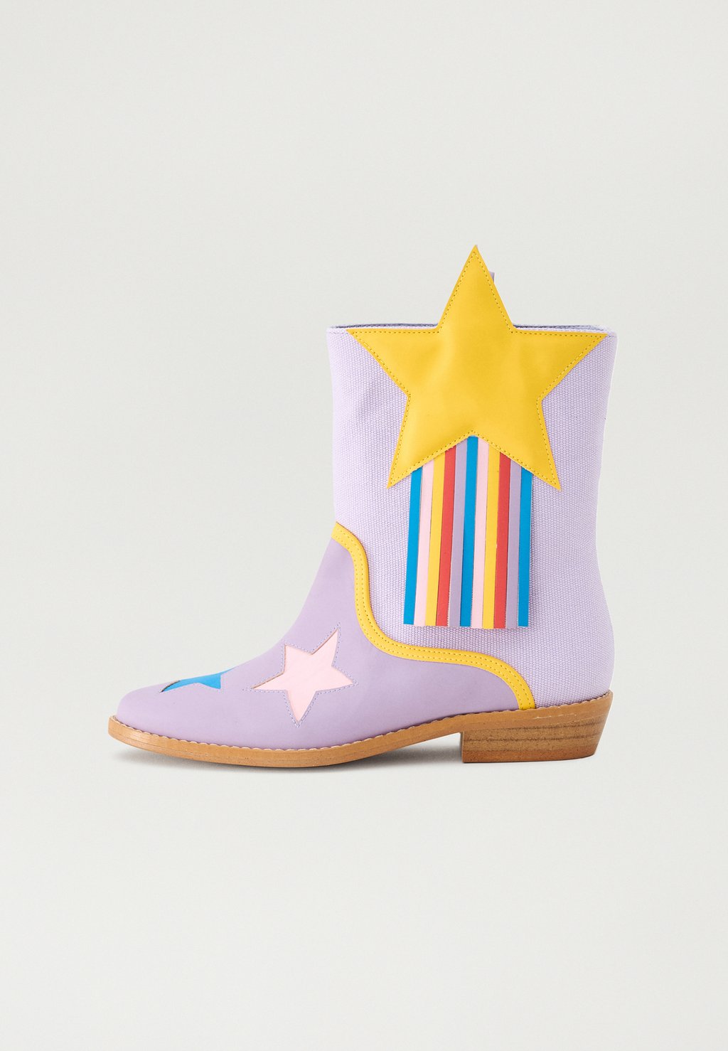 

Ковбойские/байкерские сапоги Stella McCartney Kids, сиреневый