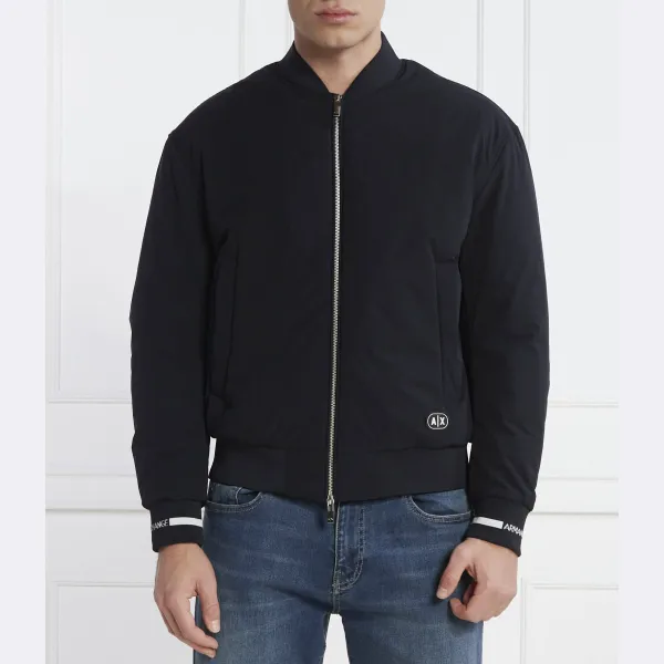 

Бомбер стандартного кроя Armani Exchange, синий