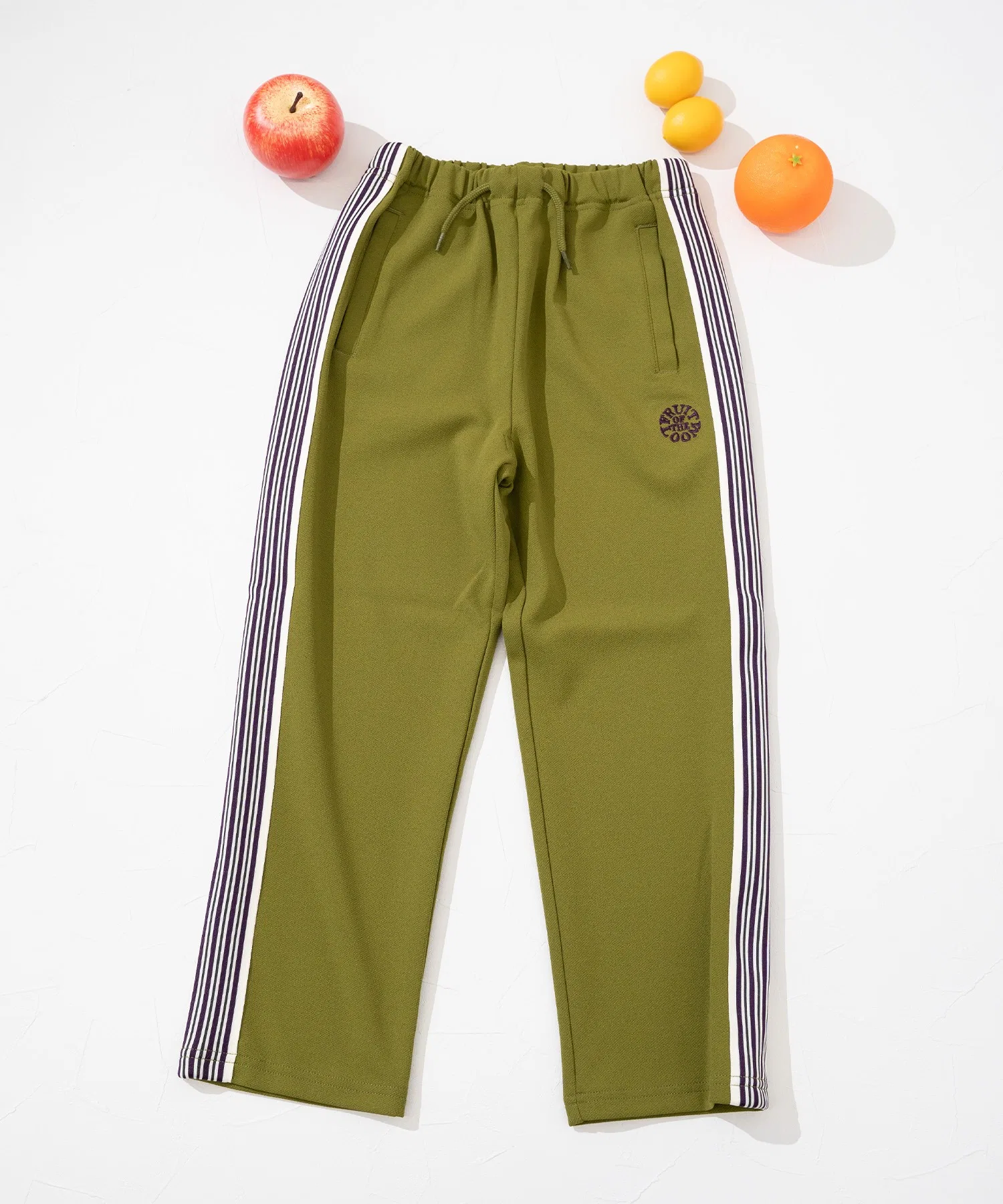 Детские спортивные штаны FRUIT OF THE LOOM для спорта и отдыха зелёные — фото 3