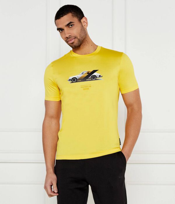 

Футболка porsche x boss c-thompson 71_ps Regular fit Boss, желтый