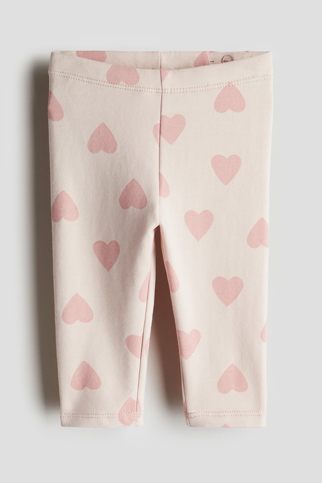 

Хлопковые леггинсы H&M, мультиколор