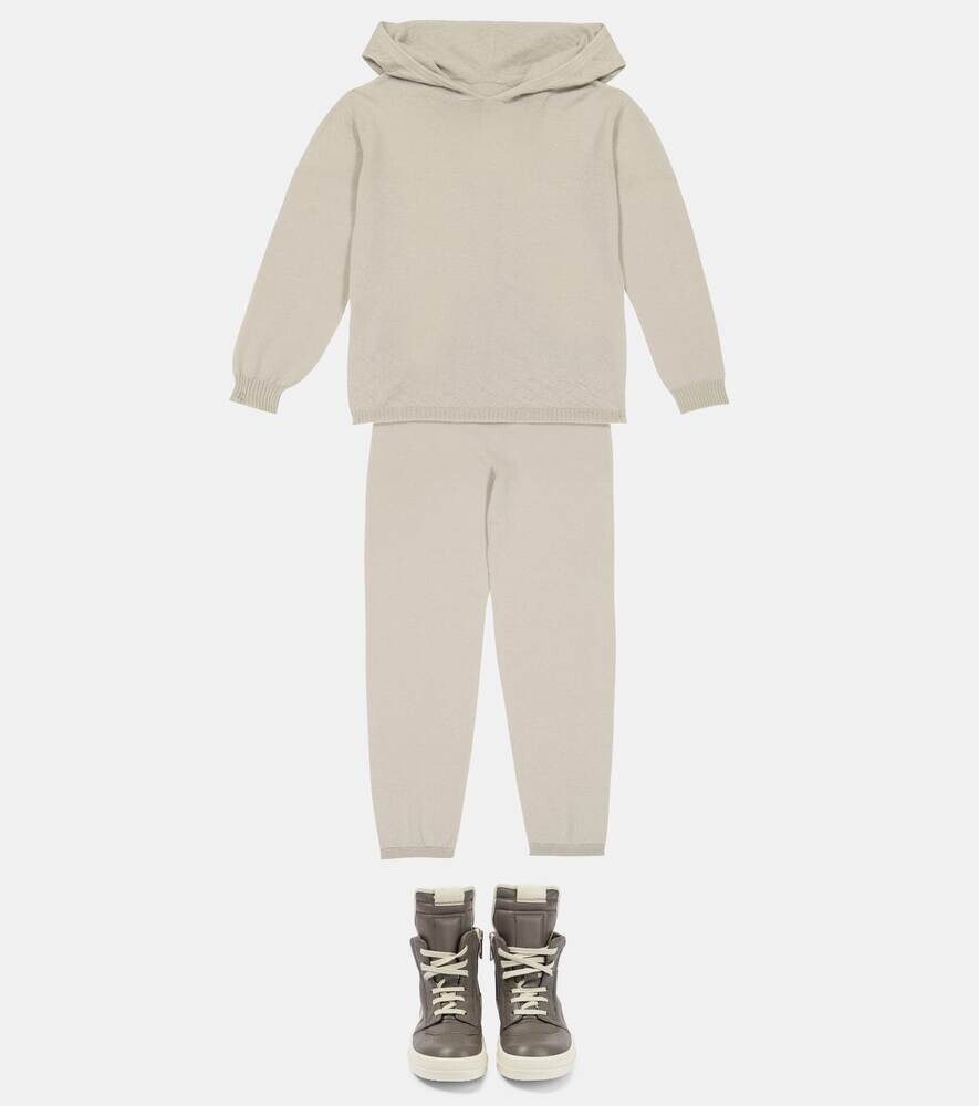 Спортивные штаны из смесовой шерсти Rick Owens, серый — фото 2