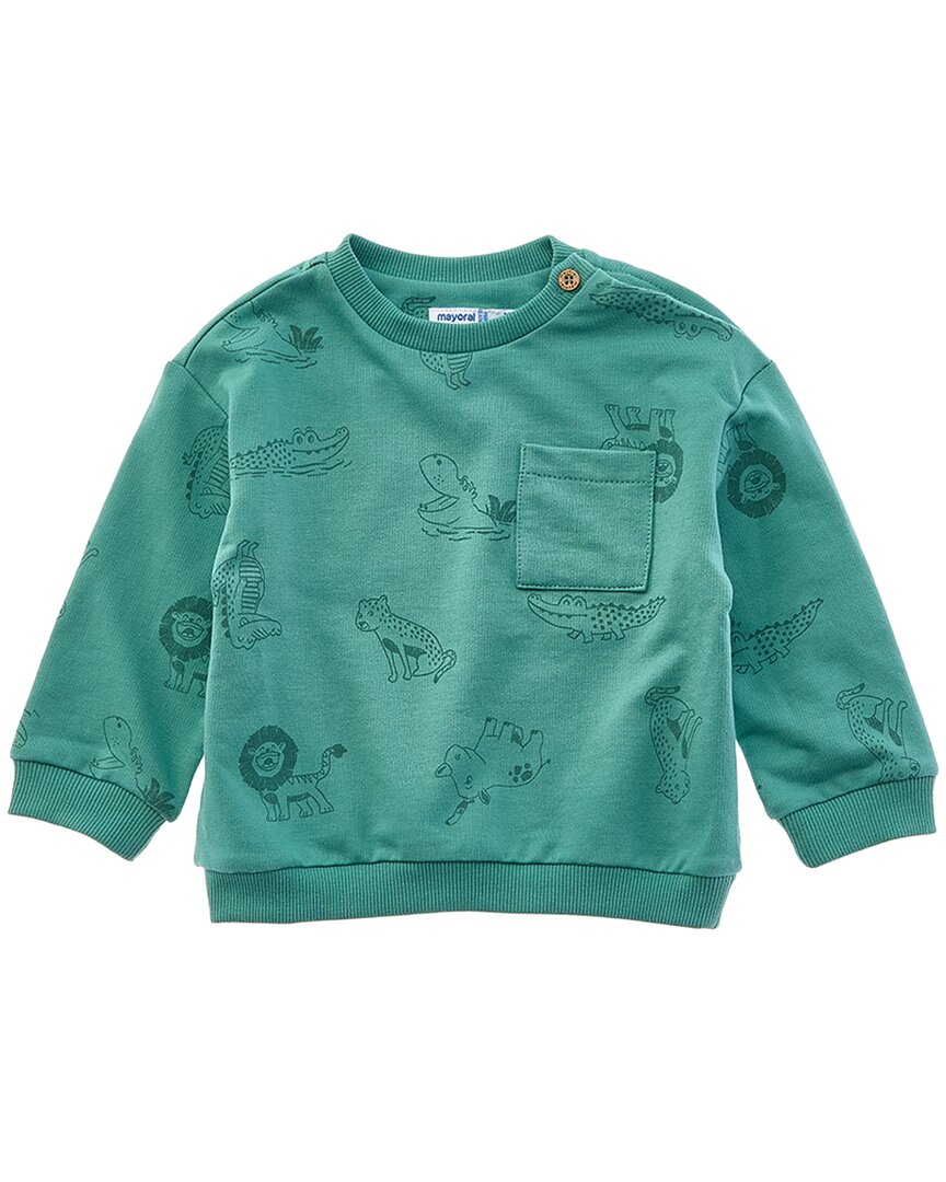 

Майорал Свитшот с принтом сафари Mayoral, зеленый