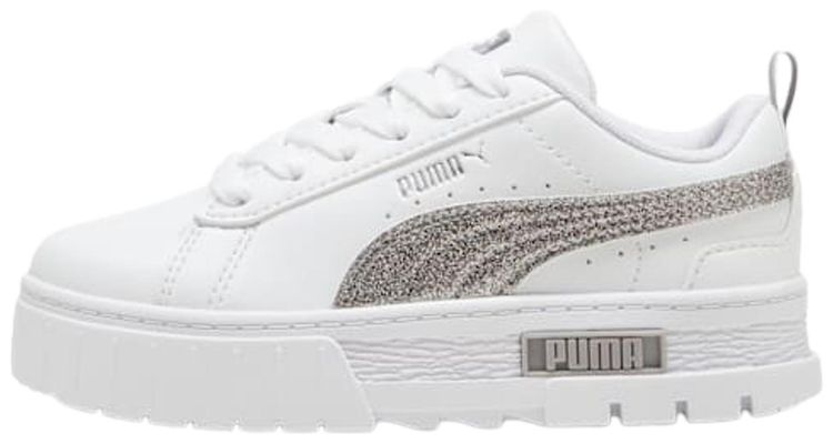 

Кроссовки Puma Mayze Glitter Little Kid, белый