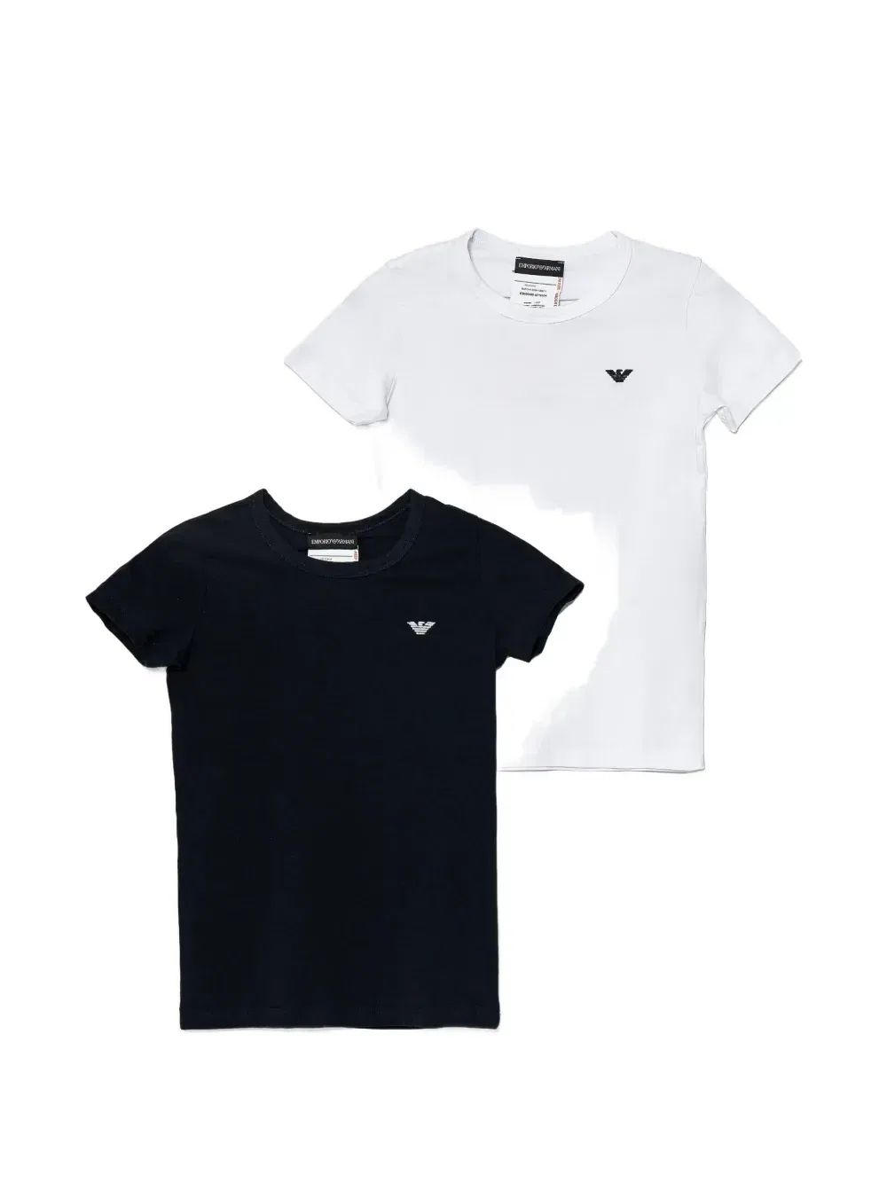 Футболка с вышитым логотипом Armani Exchange, черный