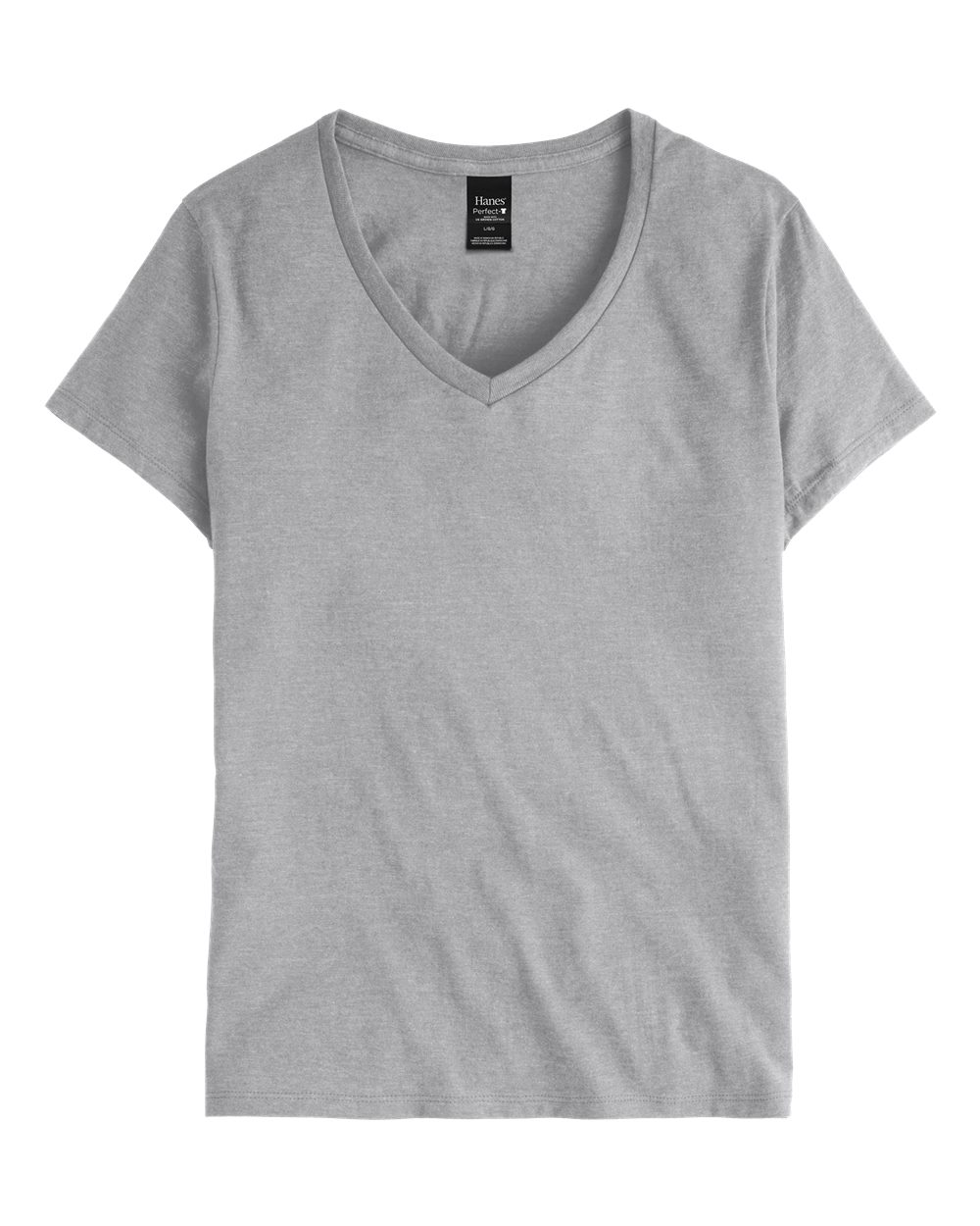 

Женская футболка Perfect-T с V-образным вырезом Hanes, цвет light steel