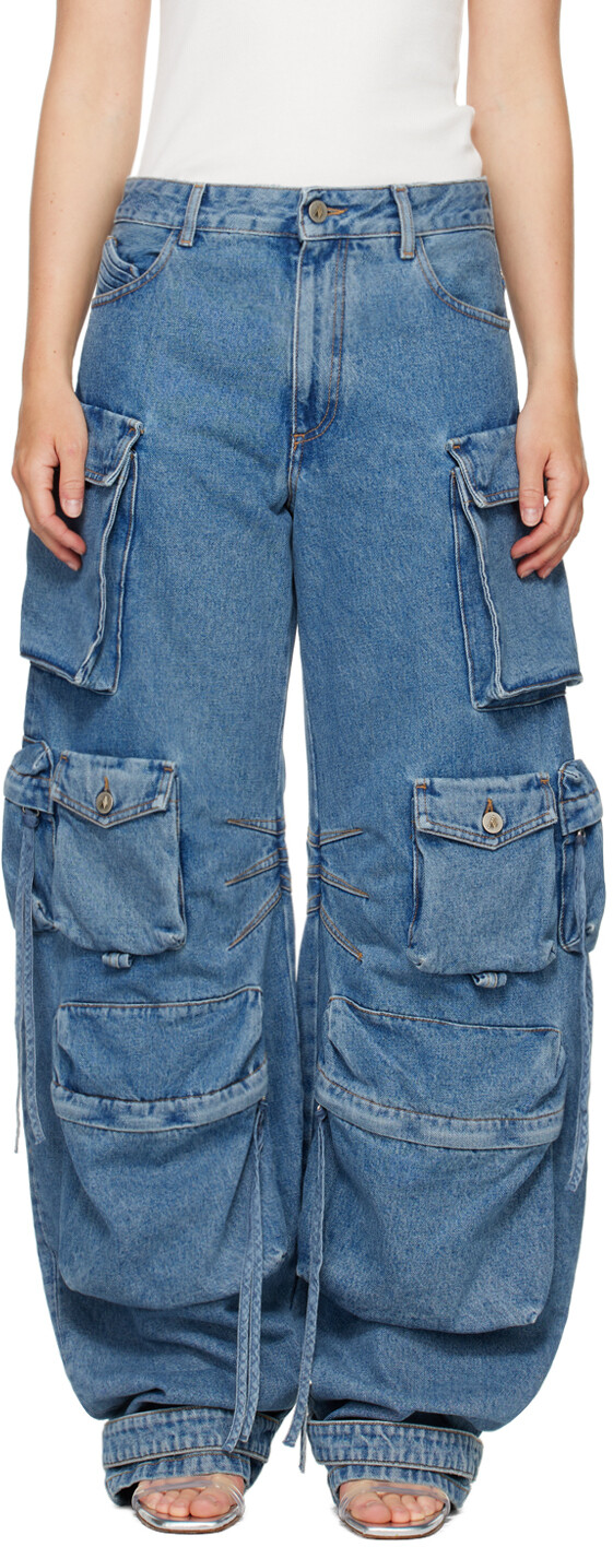 

Джинсы Blue Fern The Attico, Light blue denim