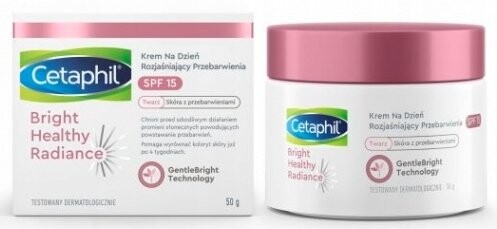 

Дневной крем для обесцвечивания SPF15, 50 г Cetaphil, BHR