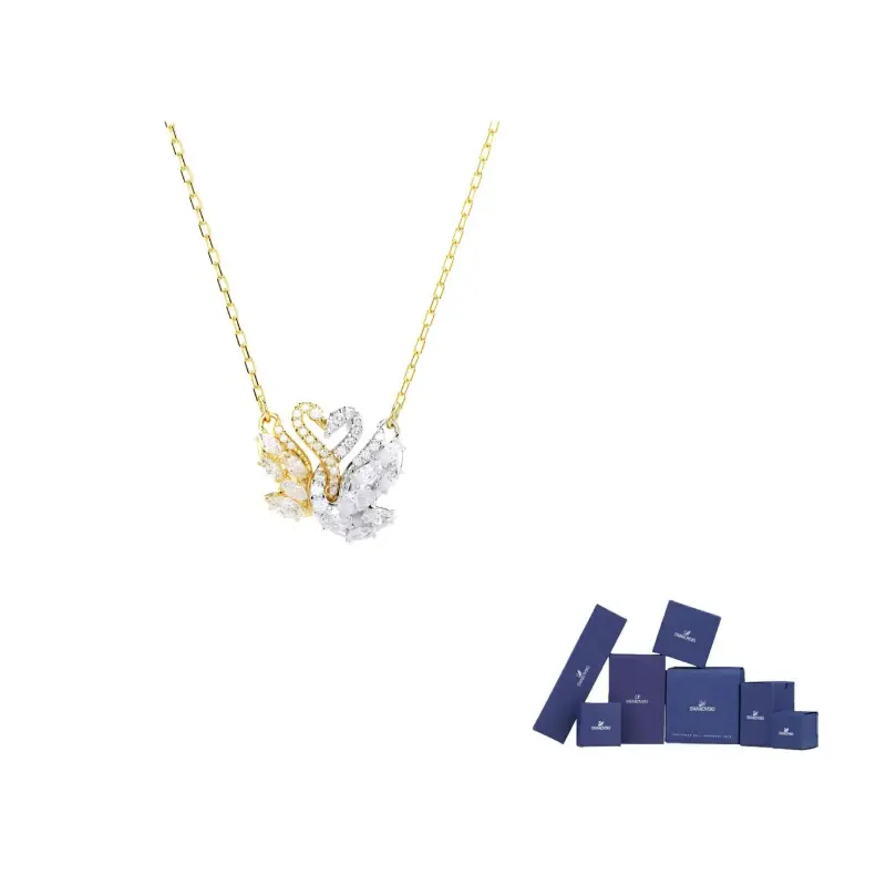 

Swarovski Synthetic Cubic Zirconia Necklaces Women's Gold/Silver