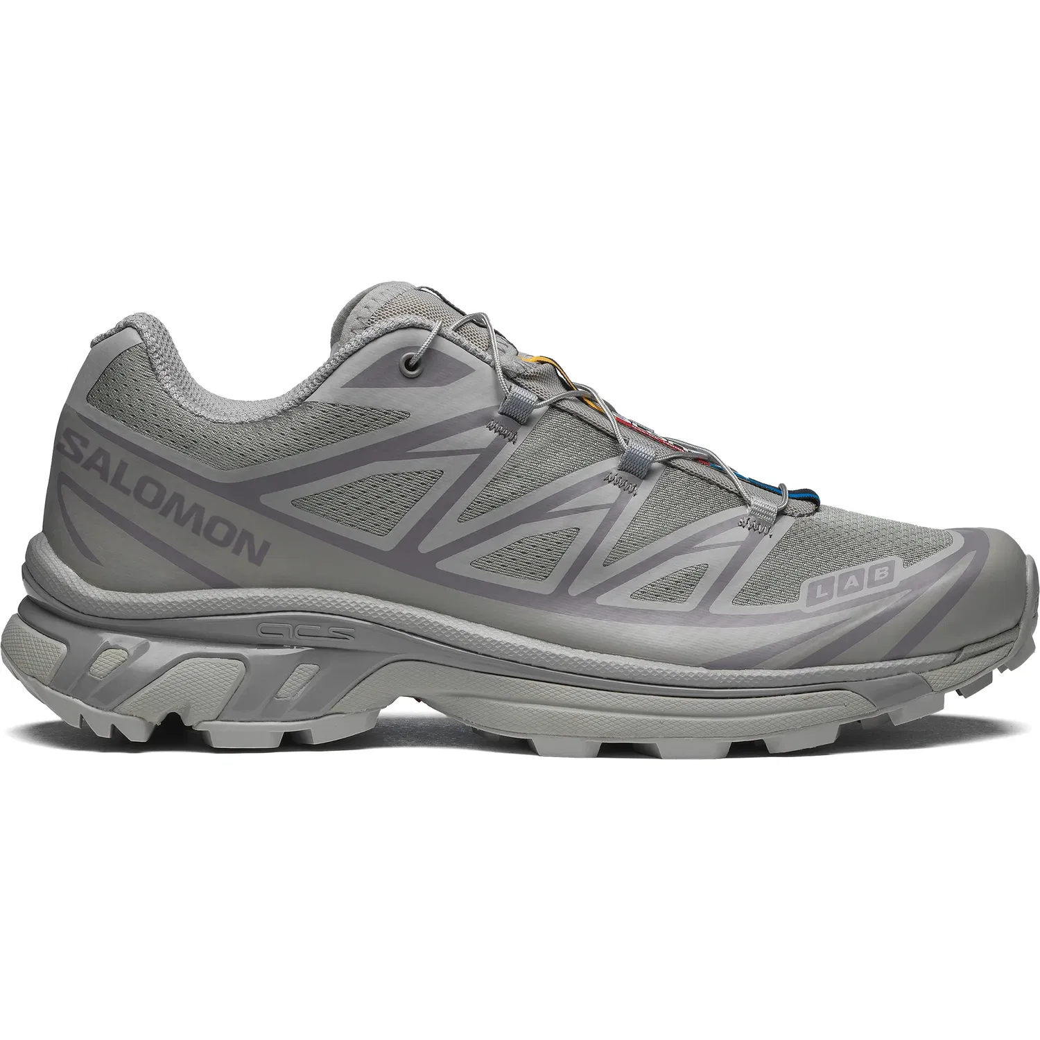 Мужские белые низкие кроссовки Salomon XT-6
