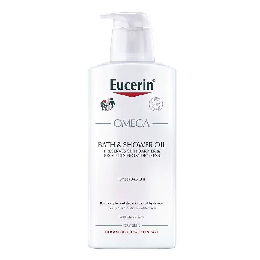 

Eucerin Масло для душа Omega Bath 400 мл, Clear