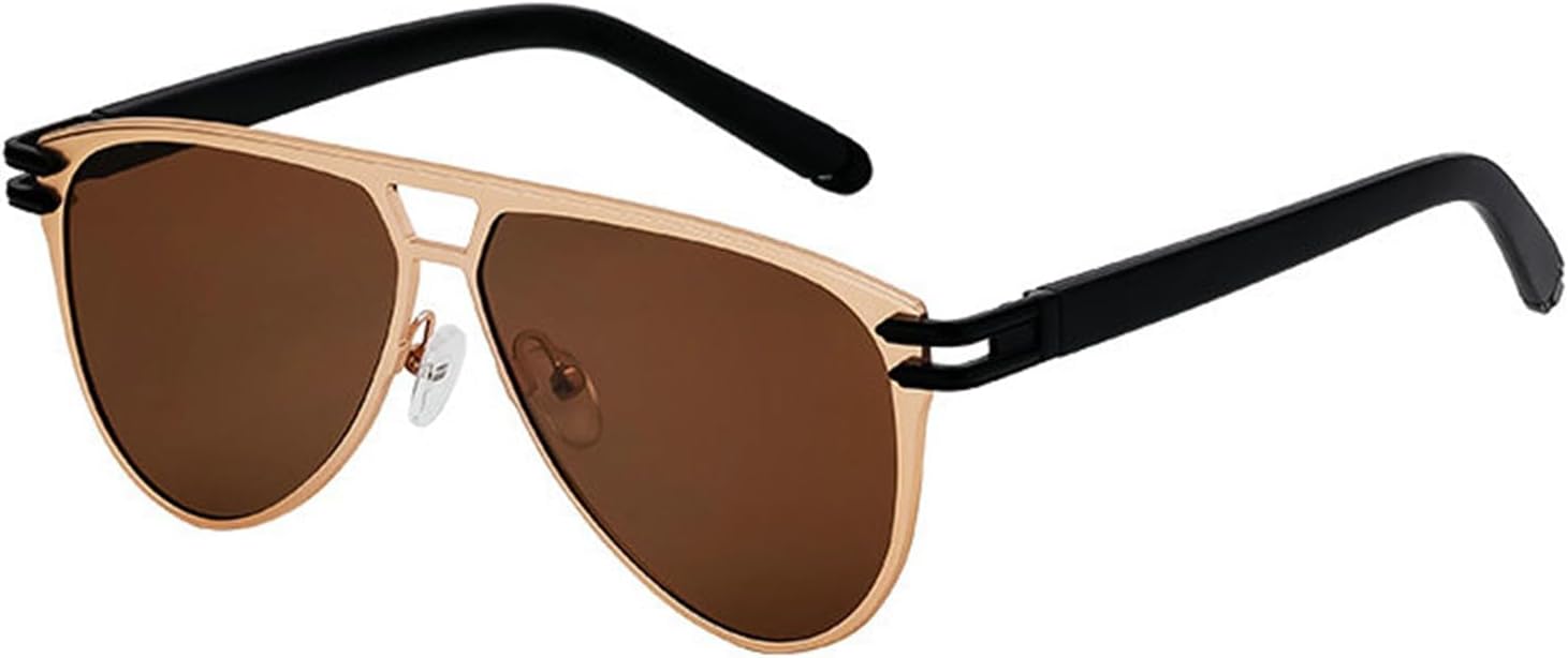 

Модные солнцезащитные очки Helena большого размера для женщин, 2024 год, роскошные дизайнерские очки в винтажной овальной оправе с двойной металлической рамкой для мужчин, C7