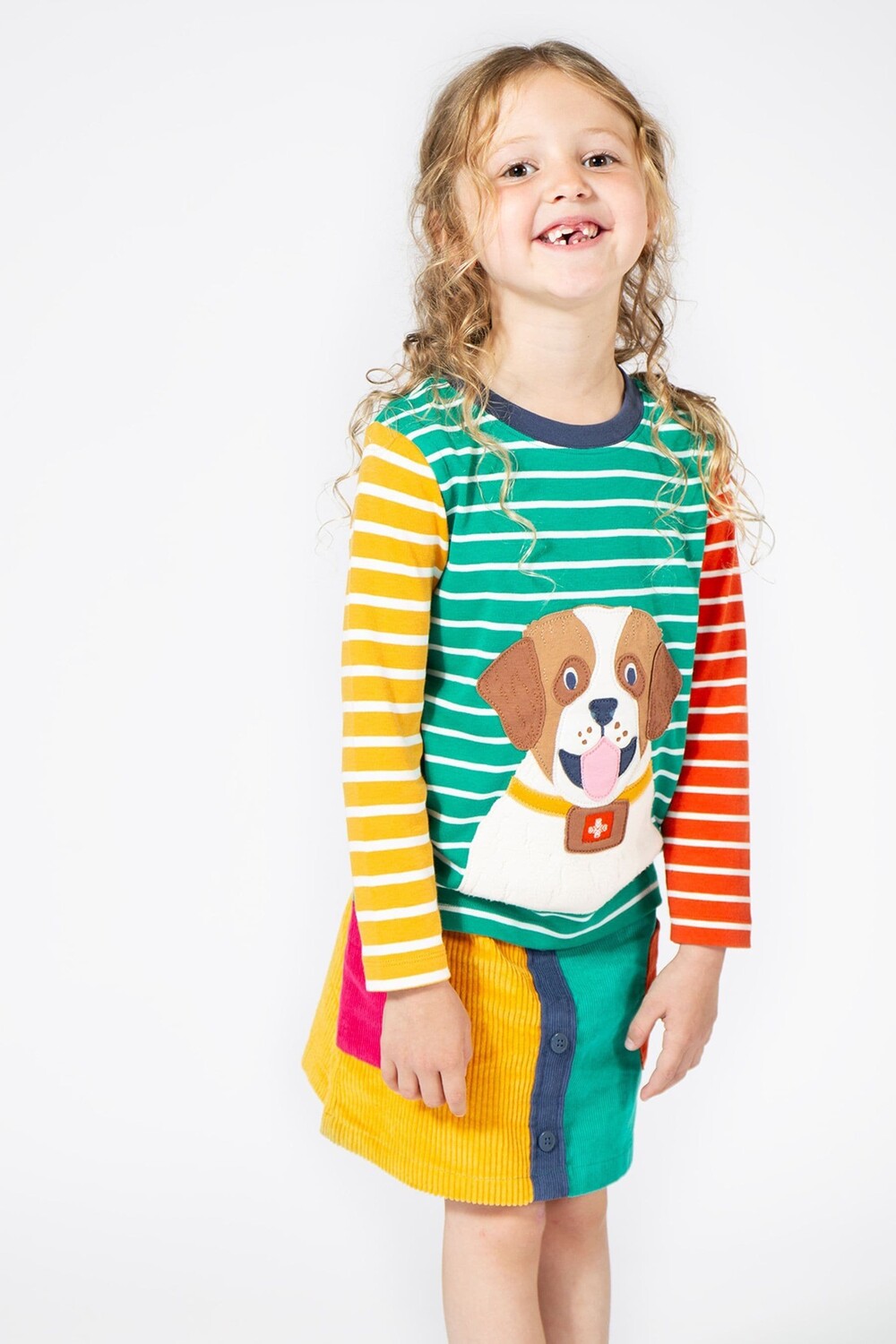 

Девочки юбка хаотч Frugi, синий