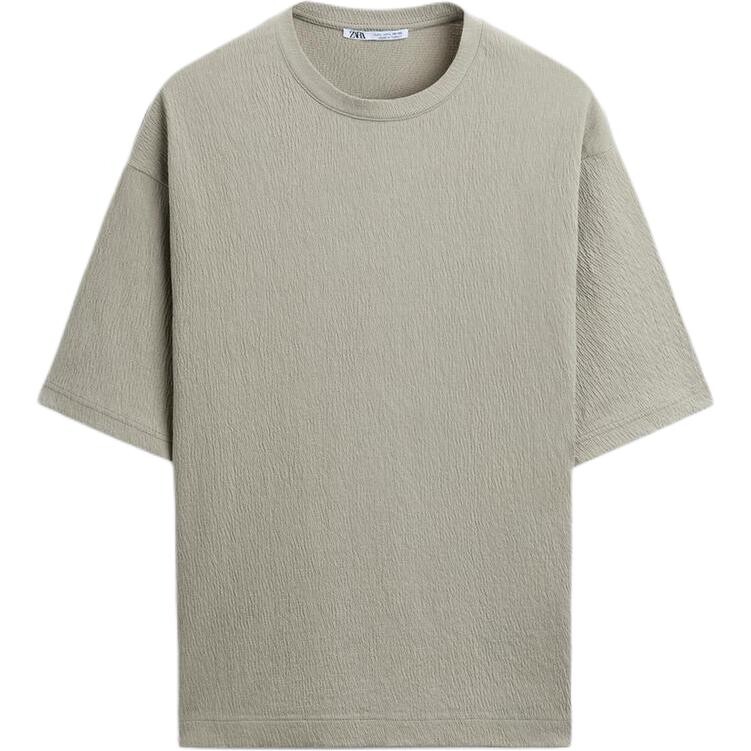 

Футболка мужская средне-зеленая Zara, зеленый
