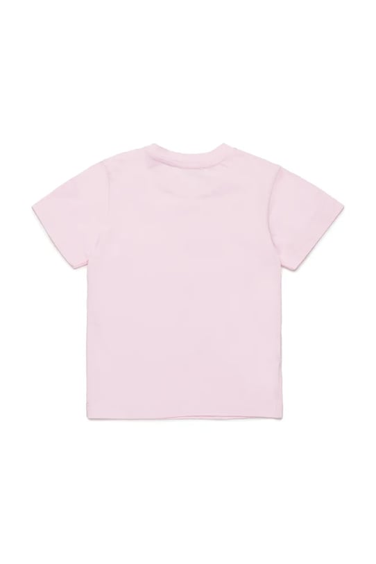 Детская хлопковая футболка MT276B T-SHIRT Marni, розовый — фото 2